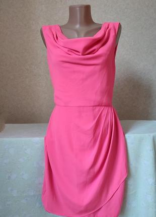 Сукня нарядна яскраво рожевого кольору1 фото