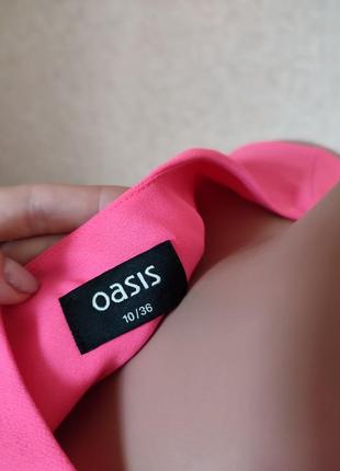 Сукня нарядна яскраво рожевого кольору6 фото