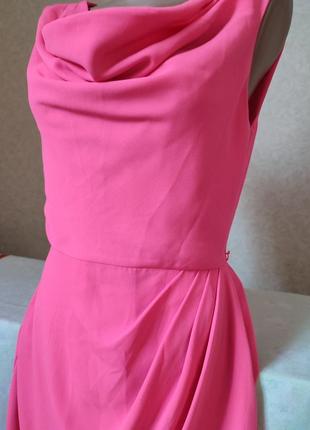 Сукня нарядна яскраво рожевого кольору2 фото