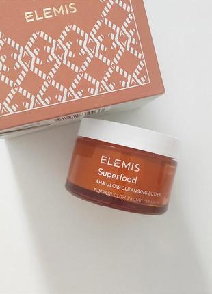 Гідрофільний очищуючий бальзам для обличчя elemis superfood aha glow cleansing butter