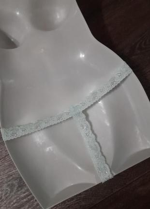 Брендовые новые полупрозрачные трусики бикини с кружей р.12 от debenhams2 фото