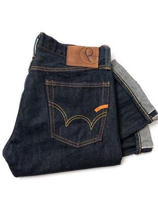 Edwin 5503ls dark wash loom stay selvedge jeans чоловічі джинси