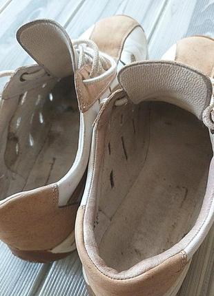 Кожаные летние туфли rieker.37 разм6 фото