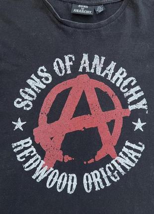 Мерч футболка sons of anarchy 2016 интересный принт анархия cedarwood state screen stars3 фото