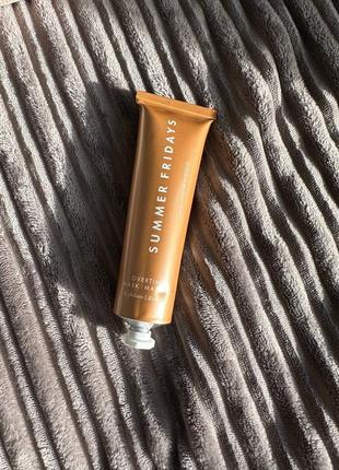 Summer fridays overtime mask восстанавливающая и отшелушивающая маска для лица