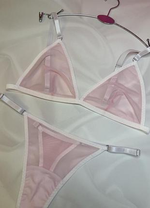 Комплект білизни із сіточки