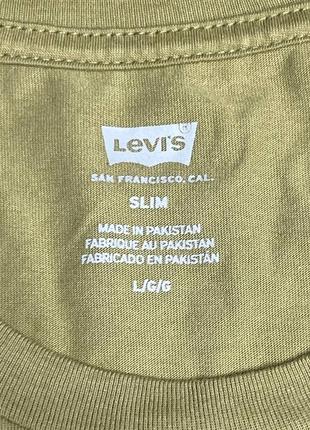 Футболка оригинал levi's crew neck slim fit3 фото