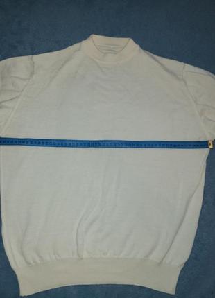 Джемпер кремового кольору під горло 5