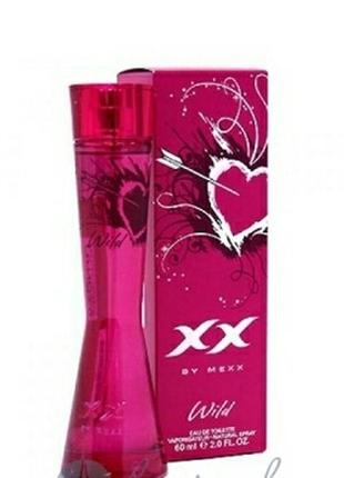 Mexx xx by mexx wild, жіноча туалетна вода 60мл.