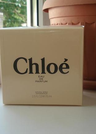 Chloe eau de parfum 75 мл парфюм