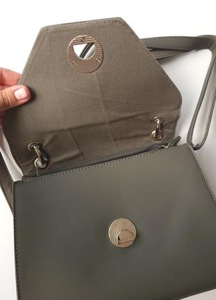 Класична сумка крос боді david jones сірого кольору оригінал5 фото