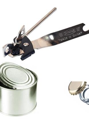 Нож консервный + открывачка открывалка открывашка из нержавеющей стали 17 см