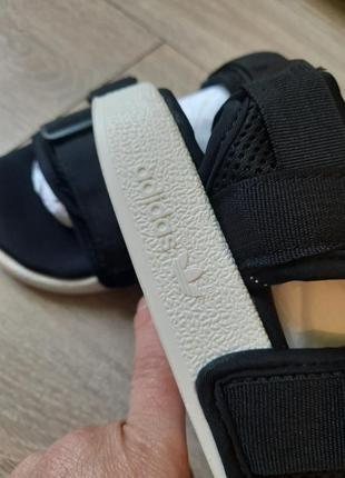 Жіночі сандалі adidas adilette black white4 фото