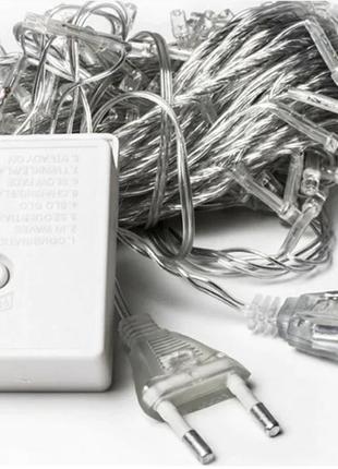 Новорічна зовнішня світлодіодна гірлянда дощ «бахрома вулична» 120 led ys-uk002 3x0.5м...