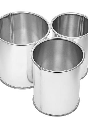 Набір з 3 форм для випікання паски (паски) паски з харчової сталі