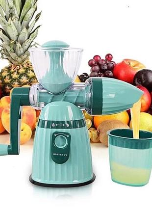 Соковыжималка ручная meileyi mly-662 hand juicer ice cream1 фото