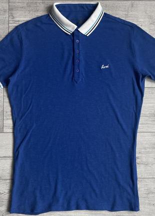 Поло\футболка diesel blue polo