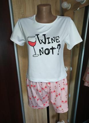 Піжама жіноча молодіжна wine not? s-42 m-44