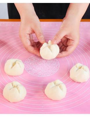 Силіконовий килимок для розкочування тіста 45х64 см6 фото