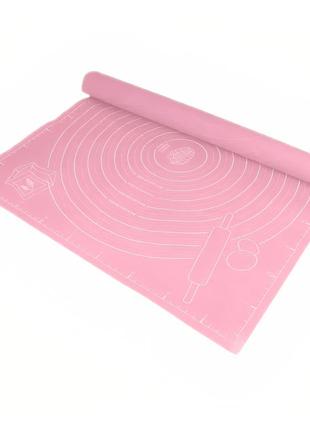 Силіконовий килимок для розкочування тіста 45х64 см3 фото