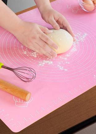 Силіконовий килимок для розкочування тіста 45х64 см4 фото