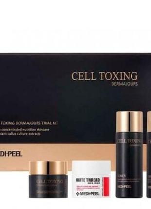 Набор омолаживающих миниатюр medi-peel cell toxing dermajours trial kit