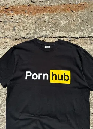 Pornhub logo t-shirt2 фото