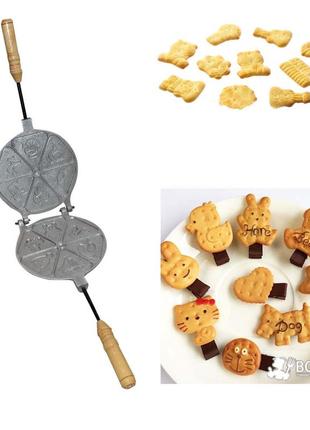 Форма для выпечки крекеров и детского печенья - 12 крекеров1 фото