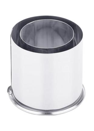 Металеві форми кільця для вирізки тіста (вареників, пельменів, печива) 2 шт. у наборі...