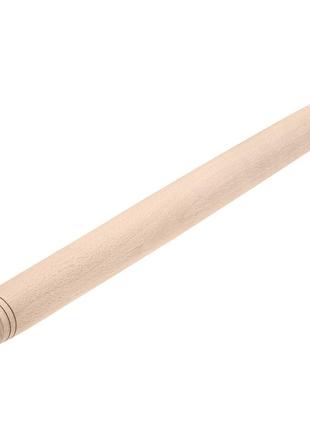 Скалка тачівка качалка дерев'яна рівна для пельменів 39 см ø 2.5 см