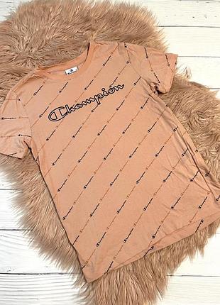 Коттоновая свободная футболка champion оригинал