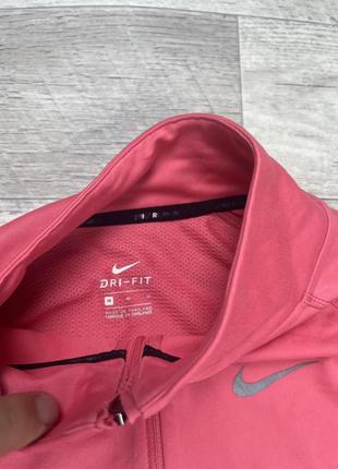 Nike running dri-fit кофта м размер женская спортивная розовая оригинал3 фото