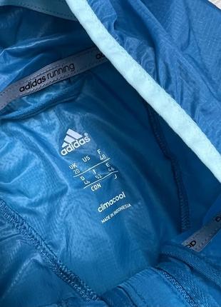 Adidas running climacool кофта ветровка l размер спортивная голубая оригинал4 фото