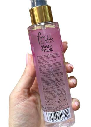 Мист для тела и волос frui body &amp; hair mist, roses musk к. 11642 фото