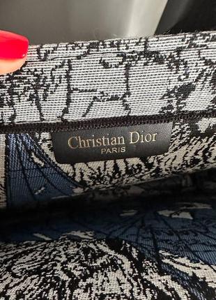 Брендова сумка christian dior book grey blue8 фото