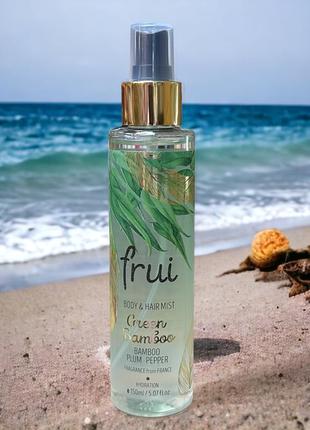 Міст для тіла та волосся frui body & hair mist, green bamboo к. 11641 фото