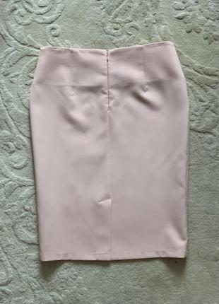 Юбка нежно-розовая 44 р2 фото
