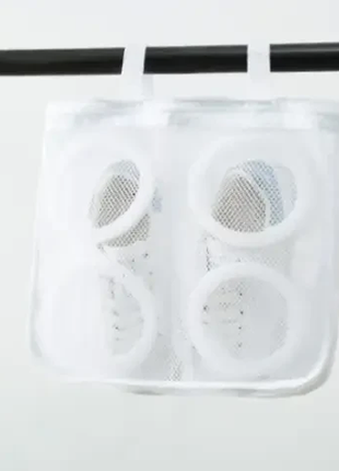 Контейнер сітка, сумка для пральної машини, взуття, захист від деформації3 фото