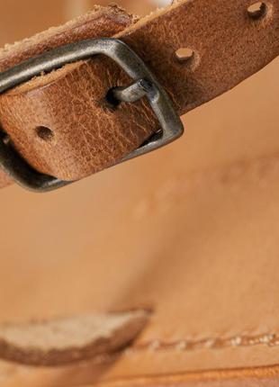 Кожаные сандалии ручной работы l' artigiano del cuoio оригинал4 фото