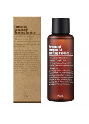 Ферментированная эссенция с ниацинамидом 3% purito fermented complex 94 boosting essence, 150 мл