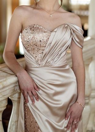 Мегасупер красивое выпускное платье из миланского отображения