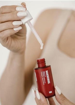 Ампульна сироватка для обличчя з екстрактом бакучіола medi-peel bakuchiol miracle firming ampoule, 30 мл
