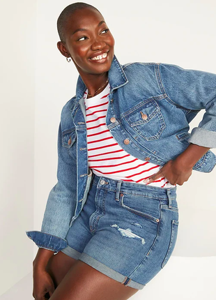 Жіночі джинсові шорти old navy америка модні та стильні - оригінал2 фото