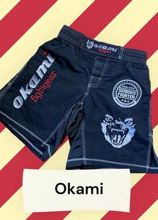 Okami спортивні шорти для mma ufc fighter1 фото