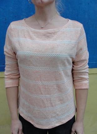 Светр жіночий персикового кольору свитер1 фото