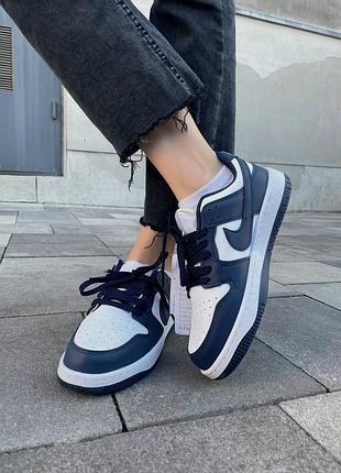 Женские кроссовки nike difference sb dunk low blue5 фото