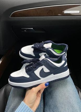 Женские кроссовки nike difference sb dunk low blue2 фото