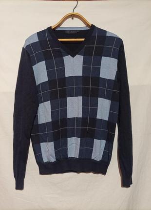 Чоловічий пуловер riley 100% котон, світшот. розмір xl, стан ідеальний.