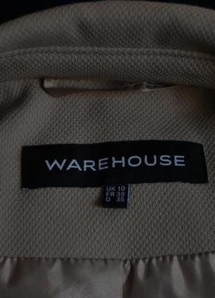Плащ-пальто бежевого цвета warehouse3 фото