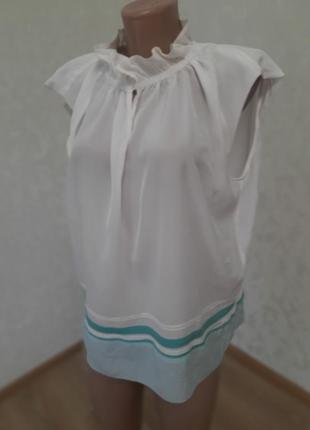 Супер шелковая блуза от премиум бренда marccain6 фото